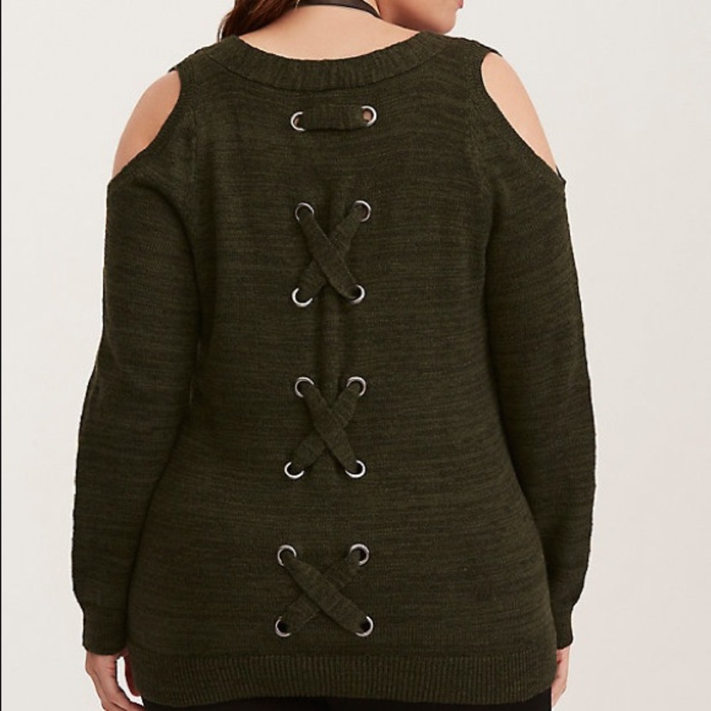 Torrid Cold Shoulder Sweater